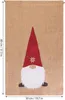 A Christmas sack with a gnome design, showing dimensions. Anteprima dell’immagine prodotto