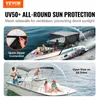 Taud de bateau VEVOR 4 arceaux Bimini Top, largeur Voir les images du produit 2
