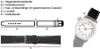 Büffelkalb Ersatzband Uhrenarmband Leder Band schwarz Produktbild-Vorschau 2