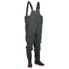 vidaXL Waders avec bottes vert foncé taille 41 Voir les images du produit 7