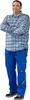 Planam Bundhose Highline Gr. 52 kornblau/marine/zink Produktbild-Vorschau 7