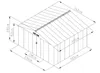 Garaż Metalowy Ogrodowy Domek Narzędziowy 341x325x204cm M-E Podgląd zdjęcia produktu 9