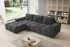 Moebelfest Molli Ecksofa L-Form Linksseitig Dunkelgrau Produktbild-Vorschau 2