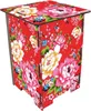 Werkhaus Photohocker Bunte Blumen 42 cm sh-8103 Produktbild-Vorschau 1