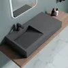doporro Design Aufsatzwaschbecken Hängewaschbecken Produktbild-Vorschau 1