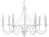 Lustre MINERWA 7 blanc 7xE14 10W acier 80x60x60cm Sollux Voir les images du produit 9