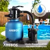 Sistema di filtraggio a sabbia AREBOS 350W 9500L/h Valvola Anteprima dell’immagine prodotto 7