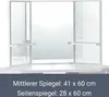 Toaletní stolek Nova 28123, s LED osvětlením, se zrcadlem, Náhled obrázku produktu 5