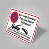 Ein- und Ausfahrt freihalten Schild PVC Hartschaumplatte Produktbild-Vorschau 7