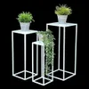DanDiBo Tabouret pour fleurs Métal Blanc Angulaire Support Voir les images du produit 8