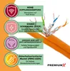 PremiumX 100m CAT 7 Netzwerkkabel Duplex LAN Kabel Ethernet Produktbild-Vorschau 2