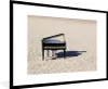MuchoWow® Gerahmtes Poster Ein Klavier am Strand 90x60 cm - Produktbild-Vorschau 1