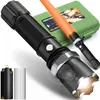 Batteria torcia LED 18650 LED COB 3in1 Torcia portatile Anteprima dell’immagine prodotto 17