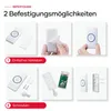 SAVS Funk-Türklingel mit 2 Empfängern - Weiß - Reichweite Produktbild-Vorschau 8