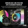 Corsair H115I, Flüssigkeitskühlung, 14 cm, 400 RPM, 2000 Produktbild-Vorschau 2