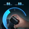 A hand holds a small black electronic device with the brand name 'CYCPLUS' visible. Behind the device, a blue gauge with markings from 0 to 100 is displayed, indicating pressure levels. Text above the gauge reads 'reach 80 psi in just 80 sec'. Náhľad obrázku produktu