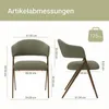 Set di 2 sedie da pranzo COLAMY – Design ergonomico e Anteprima dell’immagine prodotto 7