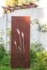 4x Sichtschutz Metall - 160 cm x 50 cm - Edelrost - Produktbild-Vorschau 4