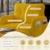 MODFU Relaxační křeslo čalouněná postel s praktickou boční Náhled obrázku produktu 5
