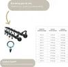 LOFT 240 cm 2-läufige Gardinenstange Schwarz 19 mm aus Produktbild-Vorschau 7