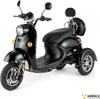 A black Veleco ZT63 electric scooter is shown from a three-quarter front angle against a white background. Produktbild-Vorschau
