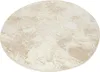 A round rug with a marble-like pattern in beige and brown tones. Anteprima dell’immagine prodotto