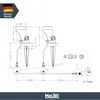 MeLiTec LED-Gartenstrahler im 2er-Set, Smart Home Produktbild-Vorschau 8
