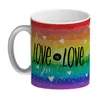 Love is Love Glitzer-Glitzer-Kaffeebecher Produktbild-Vorschau 2