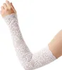 Fingerlose Spitzenhandschuhe, weiße Netzhandschuhe, warme Produktbild-Vorschau 1