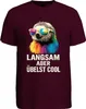 Langsam aber übelst cool Faultier Sonnenbrille Regenbogen Produktbild-Vorschau 7