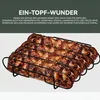 Spareribs Halter Grill, Edelstahl rippchenhalter grill für Produktbild-Vorschau 2