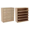 Schuhschrank mit 5 aufklappbaren Schubladen, Schuhregal mit Produktbild-Vorschau 5