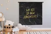 MuchoWow® Wandteppich Wandbehang Zitat - Abenteuer - Murmel Produktbild-Vorschau 3