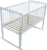Kinderbett / Beistellbett / Wiege 3in1 120x60cm weiß Produktbild-Vorschau 3