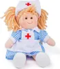 BigJigs Puppe Nancy - weiche Stoff Krankenschwesterpuppe 28 Produktbild-Vorschau 3