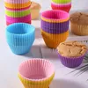 Silikon Muffinformen Muffin Backformen Set 12 Stueck Bunt Produktbild-Vorschau 6