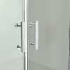 Dusche Nischentür Doppel Pendeltür Schwingtür Rahmenlos ESG Produktbild-Vorschau 4