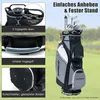 COSTWAY Golftas, golfbag met 14 compartimenten, koeltas en Productafbeelding-voorbeeld 4
