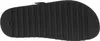 The underside of a black sandal. Podgląd zdjęcia produktu