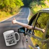 Keep calm & ride a bike Glitzer-Kaffeebecher Tasse zum Produktbild-Vorschau 3