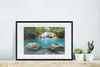 MuchoWow® MuchoWow® Gerahmtes Poster Moosbewachsene Felsen Produktbild-Vorschau 4