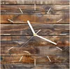 Wanduhr aus Glas mit Motiv Holzmaserung- 30 x 30 cm - inkl. Produktbild-Vorschau 1