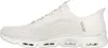 Side view of a beige Skechers slip-on shoe. Produktbild-Vorschau