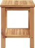 Stolik Kawowy Brązowy 50 X 35 X 45 Cm Lite Drewno Tekowe Podgląd zdjęcia produktu 6