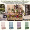 Fioriera COSTWAY con graticcio, vaso con schermo per la Anteprima dell’immagine prodotto 8