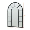 Lustro ścienne 'Enonkoski' z ramą MDF 90 x 60 cm czarne Podgląd zdjęcia produktu 4