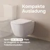 AM.PM Hänge-WC spülrandlos Aquaspin Toilette inkl. WC Sitz Produktbild-Vorschau 11