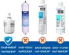 Four different water filters are displayed with compatibility information and cross marks indicating incompatibility. Náhľad obrázku produktu