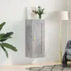 vidaXL Wandschrank Betongrau 34,5x34x90 cm Holzwerkstoff Produktbild-Vorschau 1