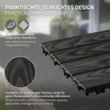 ECD Germany Płytki tarasowe WPC 30x30 cm 44er Spar Set na Podgląd zdjęcia produktu 4